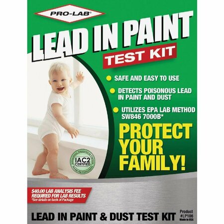 PRO LAB Dust Wipes Lead Test Kit LP106